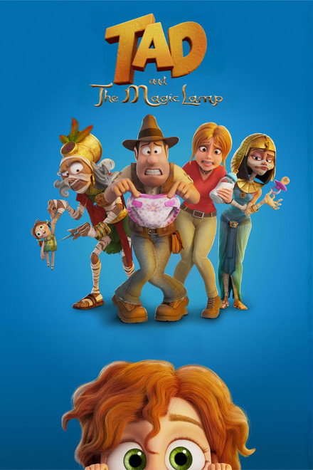 Movie poster of "Tad and The Magic Lamp"