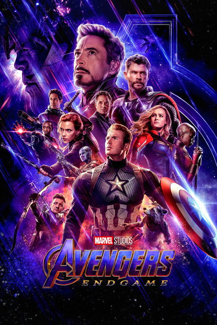 Movie poster of "Avengers: Endgame"