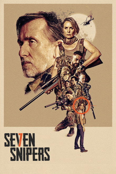 Movie poster of "Seven Snipers"