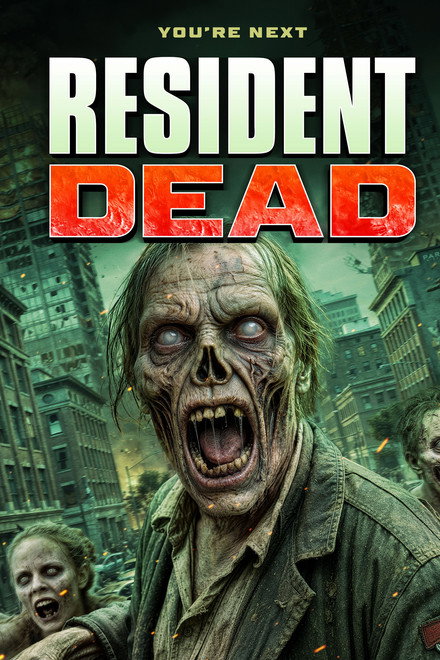 Movie poster of "Resident Dead"