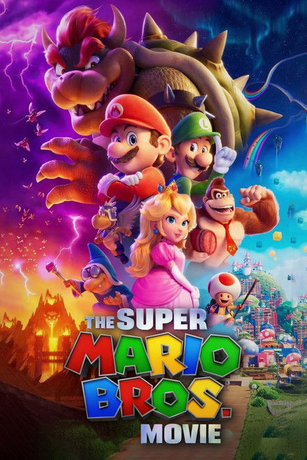 Movie poster of "The Super Mario Bros. Movie"