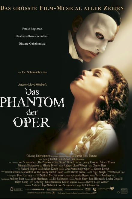 Das Phantom der Oper - Thriller / 2004 / ab 6 Jahre
