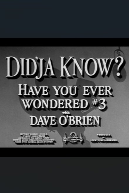 Did'ja Know?