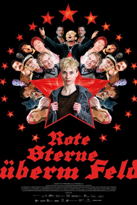 Rote Sterne überm Feld