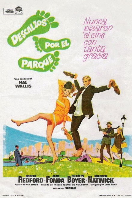 Descalzos en el parque