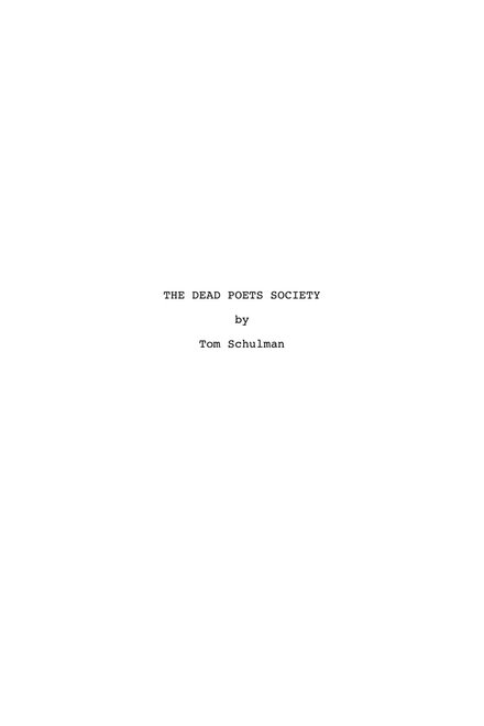 Dead Poets: A Look Back