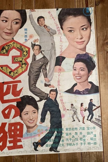 3匹の狸