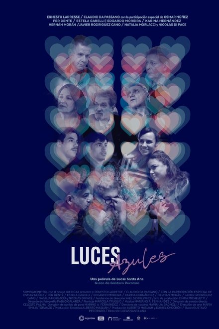 Luces azules
