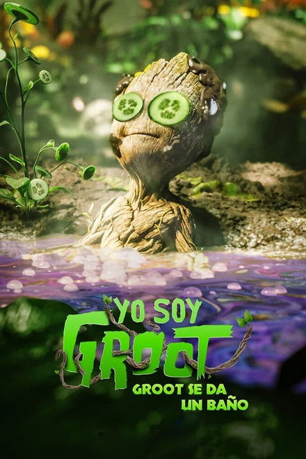 Groot se da un baño