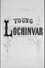 Young Lochinvar