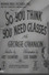 So You Think You Need Glasses