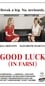 Good Luck: In Farsi photo