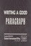 Writing a Good Paragraph