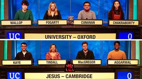 University, Oxford v Jesus, Cambridge (2023) - Episode 21 poster and promotional image