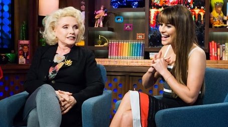 Lea Michele & Debbie Harry (2014) - Episode 93 poster and promotional image