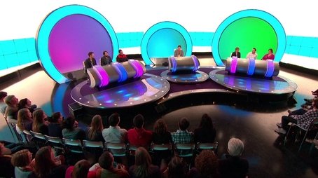 Richard Bacon, Dale Winton, Clare Balding, Miranda Hart (2012) - Episode 3 poster and promotional image