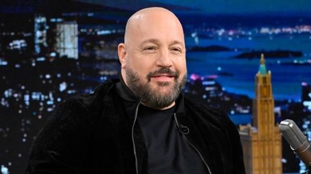 Kevin James, Sarah Sherman, Eladio Carrión (2024) - Episode 65 poster and promotional image