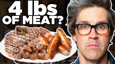 Eating 4 Pounds of Meat In One Sitting (2021) - Episode 110 poster and promotional image