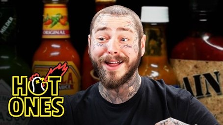 Post Malone Has His Brain Hacked by Spicy Wings (2022) - Episode 1 poster and promotional image