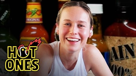 Brie Larson Takes On a New Form While Eating Spicy Wings (2020) - Episode 2 poster and promotional image