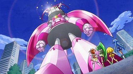 Yayoi, Protect the Earth! The PreCures Become Robots!? (2012) - Episode 35 poster and promotional image