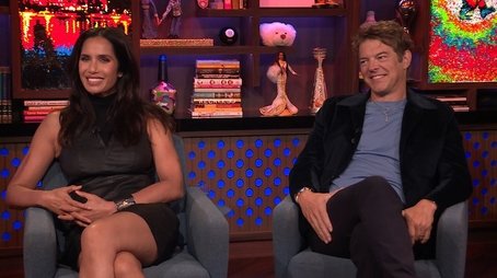 Padma Lakshmi and Jason Blum (2021) - Episode 176 poster and promotional image