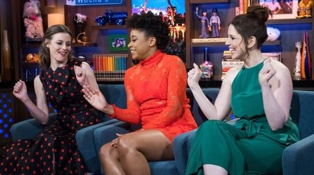 Gillian Jacobs; Phoebe Robinson; Vanessa Bayer (2018) - Episode 93 poster and promotional image