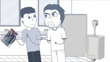 Gus' Bathroom Encounter (2012) - Episode 33 poster and promotional image