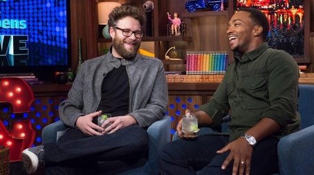 Seth Rogen & Anthony Mackie (2015) - Episode 189 poster and promotional image