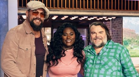 Jack Black, Danielle Brooks, Jason Momoa (2025) - Episode 123 poster and promotional image