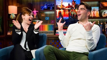 Alyson Hannigan & Zachary Quinto (2013) - Episode 77 poster and promotional image