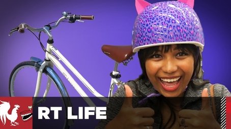 Burnie Teaches Mica to Ride a Bike (2016) - Episode 19 poster and promotional image
