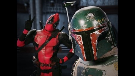 Deadpool vs. Boba Fett (2015) - Episode 98 poster and promotional image