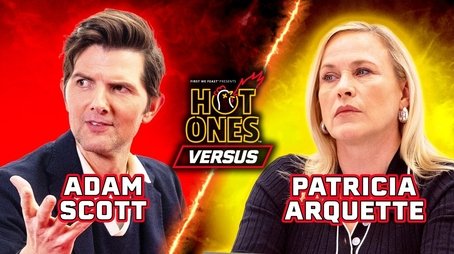 Severance’s Adam Scott vs. Patricia Arquette (2025) - Episode 4 poster and promotional image