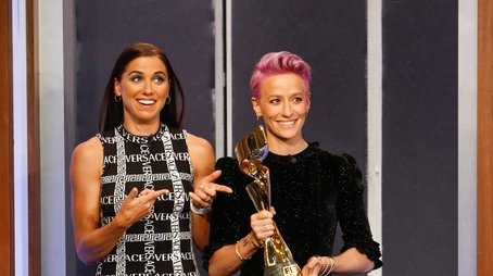 Jon Favreau, Alex Morgan and Megan Rapinoe, Musical Guest Taylor Bennett (2019) - Episode 87 poster and promotional image