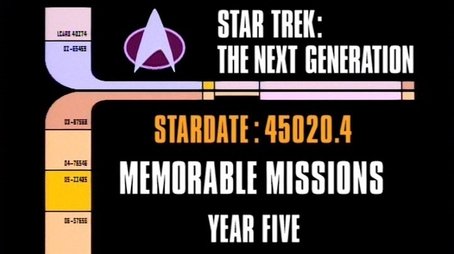 Mission Logs Jahr Fünf - Erinnerungswürdige Missionen