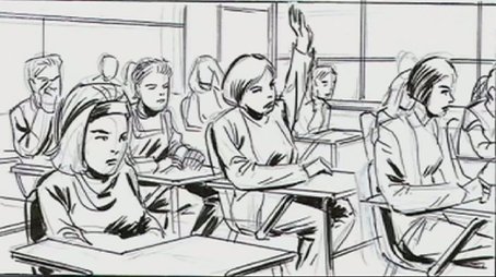Storyboard Animatic of the School Attack Sequence (2011) - Episode 7 poster and promotional image