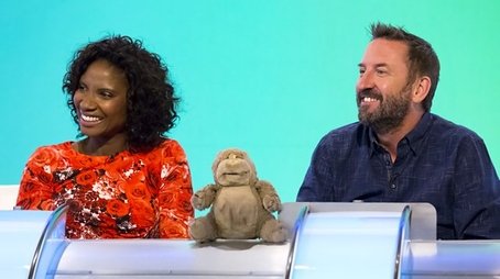 Richard Osman, Katherine Ryan, Denise Lewis and Robert Rinder (2018) - Episode 8 poster and promotional image