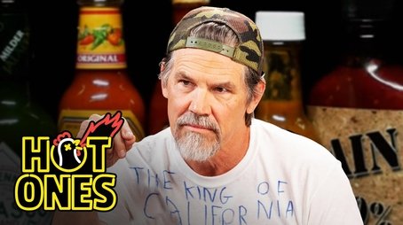 Josh Brolin Licks the Palate of Absurdity While Eating Spicy Wings (2022) - Episode 12 poster and promotional image