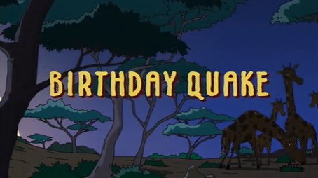 Birthday Quake (2000) - Episode 8 poster and promotional image