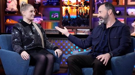 Tony Hale & Meghan Trainor (2024) - Episode 98 poster and promotional image