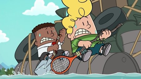 Captain Underpants and the Savage Spite of the Slimy Salamangler (2019) - Episode 6 poster and promotional image