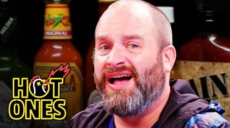 Tom Segura Tears Up While Eating Spicy Wings (2018) - Episode 5 poster and promotional image
