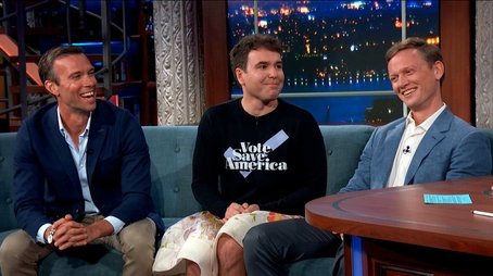 Jon Favreau, Jon Lovett, Tommy Vietor, Bianca Cristovao, James Taylor (2022) - Episode 164 poster and promotional image