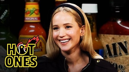 Jennifer Lawrence Sobs in Pain While Eating Spicy Wings (2023) - Episode 6 poster and promotional image