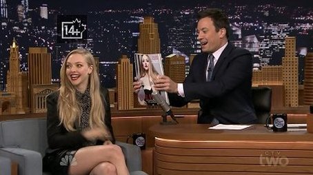 Amanda Seyfried, Will Ferrell (2014) - Episode 64 poster and promotional image