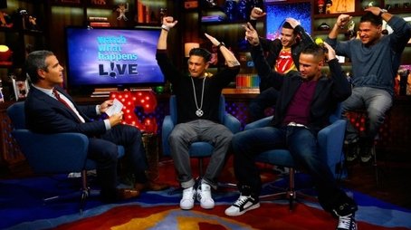 Mike "The Situation: Sorrentino, Pauly D., Vinny Guadagnino and Ronnie Ortiz-Magro (2012) - Episode 24 poster and promotional image