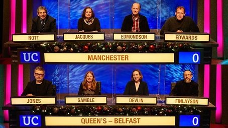 Christmas 2020 - Manchester v Queen's Belfast (2020) - Episode 115 poster and promotional image