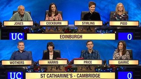Christmas 2016 - Edinburgh v St Catharine's, Cambridge (2016) - Episode 77 poster and promotional image
