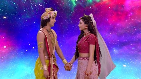 Krishna Proposes Radha (2019) - Episode 195 poster and promotional image